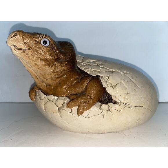 VTG Windstone Editions Hatching Protoceratops Dinosaur Egg Pena 1986 - Picture 2 of 5